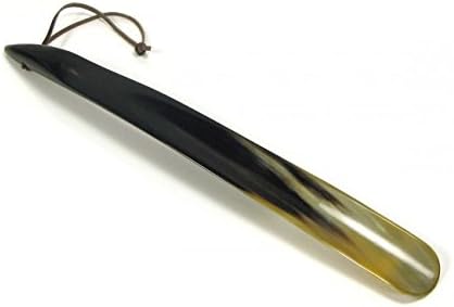 Shoe Horn Made with Real Horn Handmade. Easy Grip Long handle Shoehorn for Men,Women Seniors, Pregnancy, Elderly, back pain, tall people and kids Shoes & Boots.Best Gift Idea Home or Travel Use.(20'')