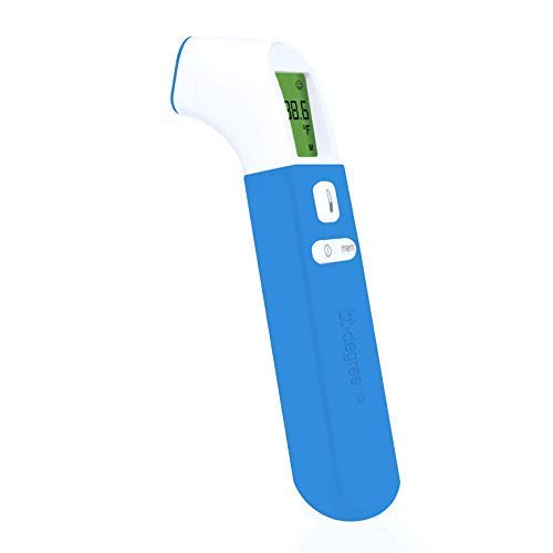 bt-Degree Infrared Digital Thermometer for Adults and Kids Touchless Forehead Temperature for Baby, Results in 1 Second, 9 Reading Memory, Color LCD Screen, Audible Fever Alert