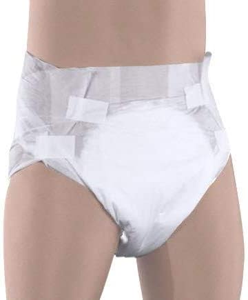 Disposable Diaper Briefs, Large (45-58 Inch), 18 Count | Supreme Breathable, Absorbent Tab Style, Unisex for Men and Women, For Incontinence