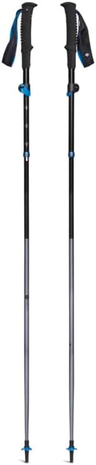 BLACK DIAMOND Distance Z Trekking Poles (Pair) | Ultralight | Foldable Z-Pole Design | Trail Running & Hiking Stability
