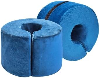Adult Bed Sore Pads Wedge Foot Support Pillow Pressure Ulcer Ankle Protector Ring Foot Rest Pillows Bedridden Patient Elderly Heel Cushion Sleeping Elevated Foam Pad Leg Post Surgery Recovery Pillow