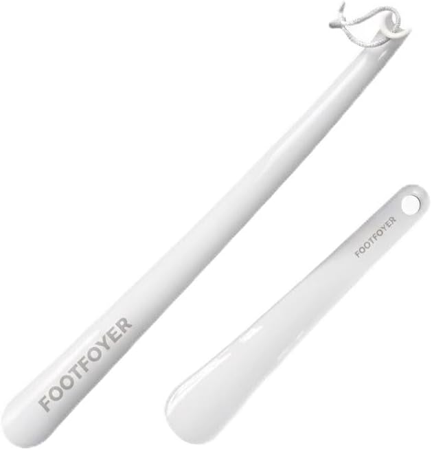 Long shoehorn that is comfortable to wear and has a handle is ideal for both men and women