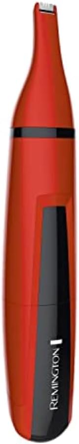 Remington ND3150CDN Pocket Size Battery Operated Travel Nose Ear Trimmer, Red