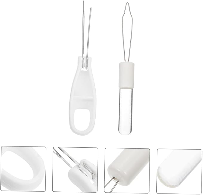 PartyKindom 2pcs Zipper Pulling Tool Button Assist Tool Easy One-Handed Dressing Aid for Shirts Coats and Comfortable Grip for Enhanced Control and Convenience