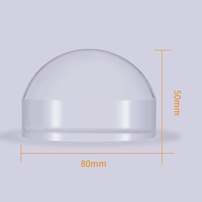 Dandelion 6X Dome Magnifying Glass Acryliy Paperweight Magnifier-3 Inch | Diameter 3 inches,magnifying glass paperweight,reading magnifier for books,Suitable for viewing maps, newspapers, blueprints