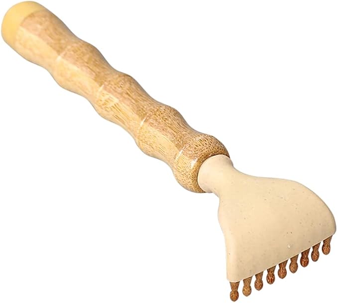 HEYSONG Bamboo Back Scratcher for Easy to Reach Itch Point Self-Therapeutic Telescoping Office Daily Body Scratcher IF0007