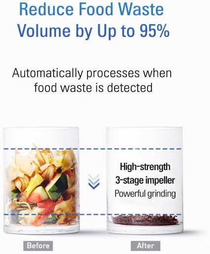 THINKWARE BLUEVENT MUMU Smart AI Electric Food Composter, 4L, Odorless | Quiet 20 dB, Green Mode, kitchen countertop size, turns food waste into compost in 4-8 hours
