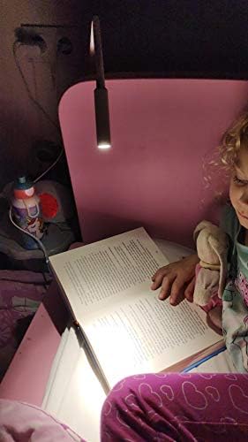 White Reading Lamps LED Wall Mounted Study Reading Light for Bed Headboard Gooseneck US Plug Corded-Electric Sconce Lamp Spot LED AC85-265V (6000K White)