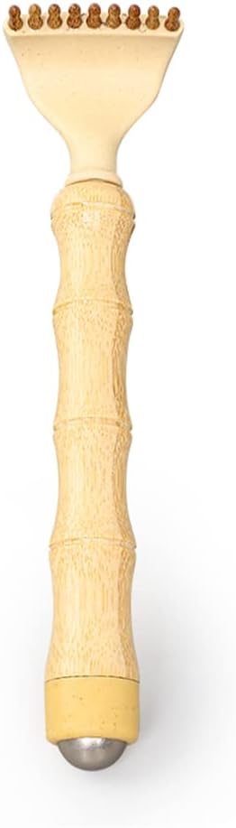 HEYSONG Bamboo Back Scratcher for Easy to Reach Itch Point Self-Therapeutic Telescoping Office Daily Body Scratcher IF0007