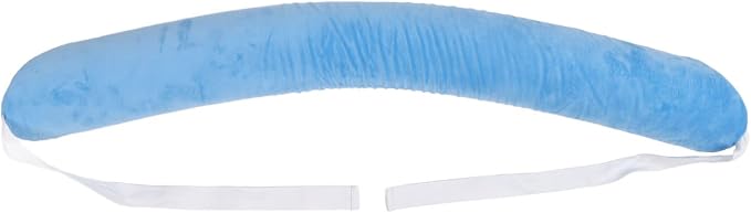 Lumbar Support Pillow for Elderly, Adjustable Waist Back Support Pillow with Dual Straps, Detachable Washable Soft Sponge Roll for Scoliosis and Lumbar Pain Relief