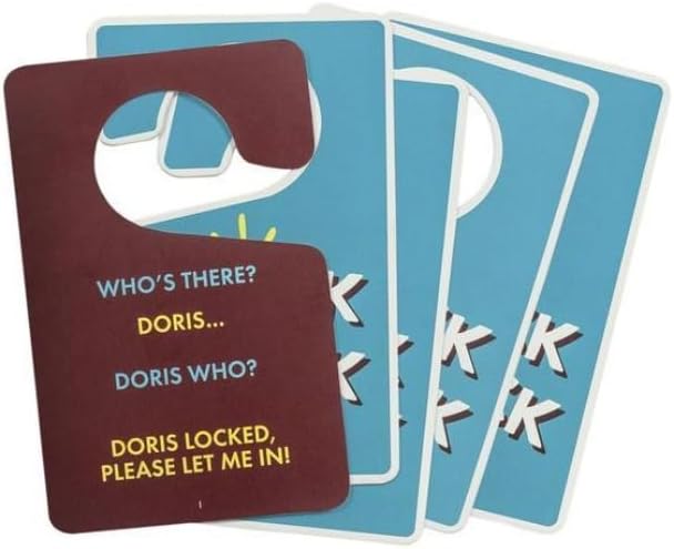 Ridley’s 100 Knock Knock Joke Cards – Includes 100 Jokes for Kids and Adults, Funny Jokes for Family-Friendly Fun – Makes a Great Gift Idea