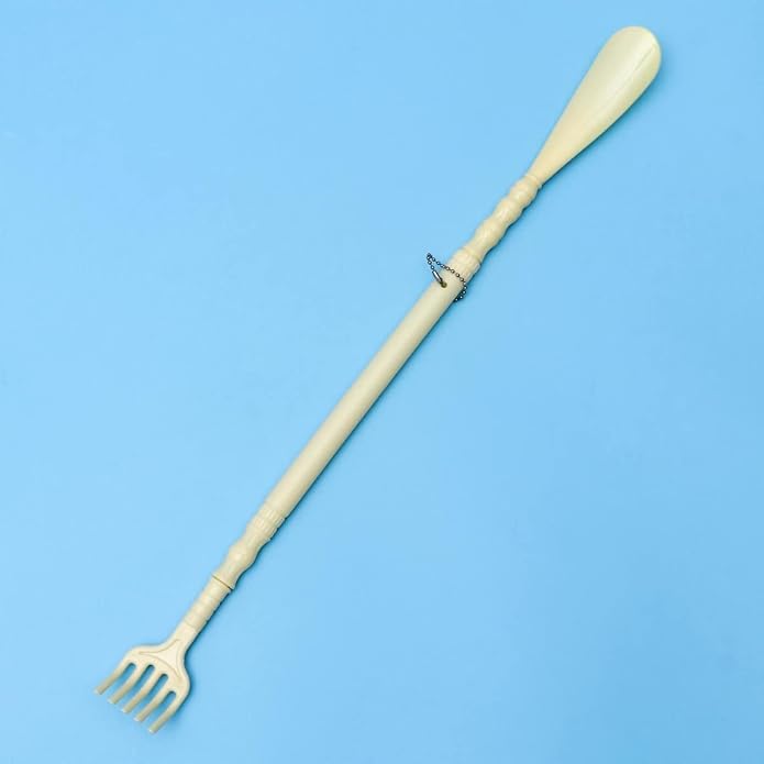 FOMIYES Massage Claw Shoehorn Two-in-one Tool Long Handle for Easy Use for Elderly Disabled Travel Durable Pp Material