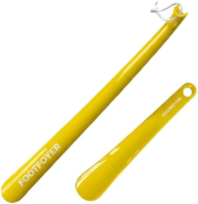 Long shoehorn that is comfortable to wear and has a handle is ideal for both men and women