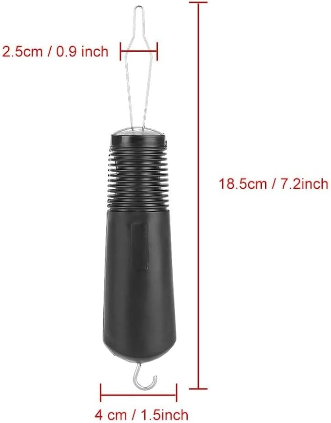 Makihoma Button Hook and Zipper Pull Button Hook Dressing aids Button Assist Helper Tool