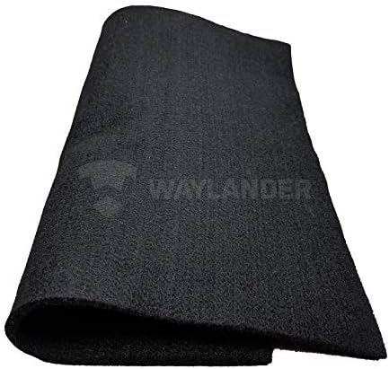 Waylander Carbon Felt Welding Blanket - Made in USA; Flame Retardant Fabric Up to 1800°F; 36” x 36” Easy to Cut Fire Proof Mat for Versatility – Glass Blowing, Auto Body Repair, Camp and Wood Stoves
