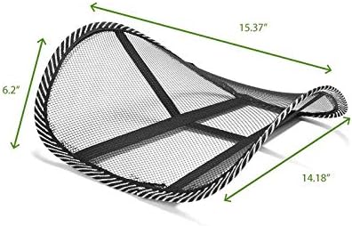 Ergonomic Lumbar Mesh Back Support (3 Pack).