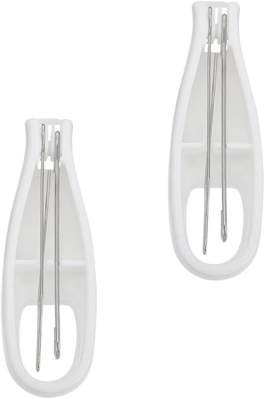 2pcs Button Hook and Zipper Puller Set One-Hand Button Assist Tool for Clothing for Elderly and Disabled Use