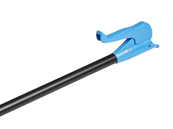 Amazon Basics Reacher Grabber Tool for Hard-to-Reach Areas, Sturdy Metal Trash Picker, Indoor & Outdoor Lightweight Pickup Tool, 38", 2-Pack