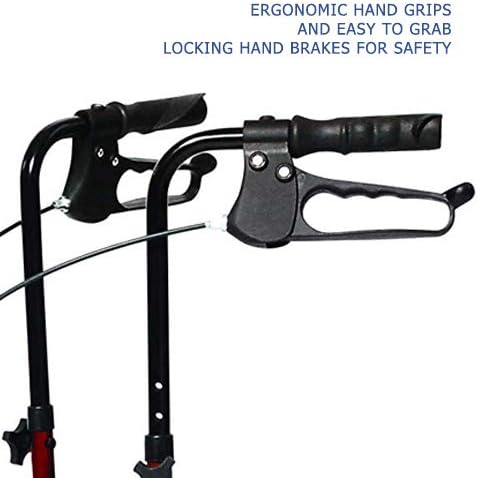 Lumex 3 Wheel Cruiser - Lightweight & Narrow Three Wheel Walkers for Seniors & Tight Spaces