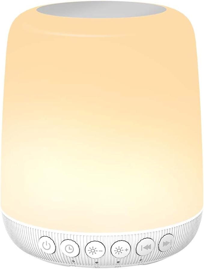 Night Light LED Touch Night Dimmable with 20 Levels of Brightness 4 Timers Rechargeable Battery for Bedroom Baby Nursery Living Room Home for Kids and Adult Breastfeeding Sleep Aid White