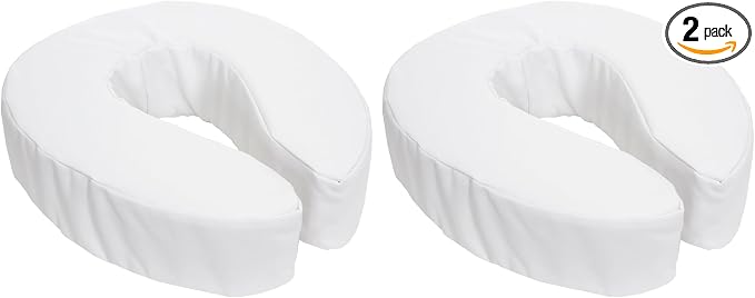 Essential Medical Supply Padded Toilet Riser, Plastic, 2" (Pack of 2)