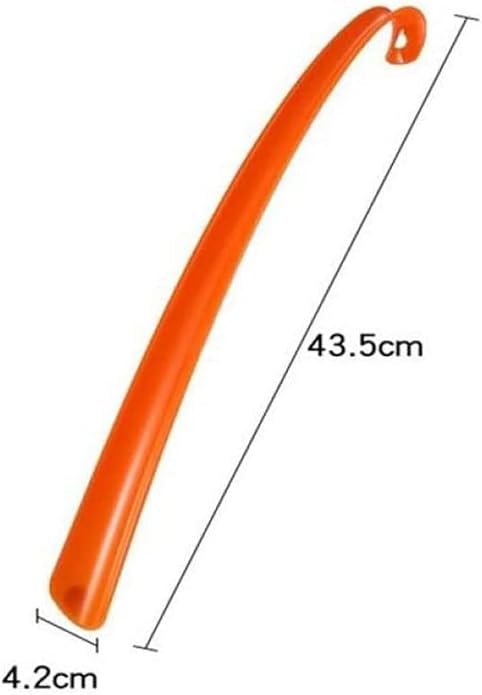 Plastic Shoehorn, Long Handle Plastic Shoe Horn for Men and Women, Portable, and Lightweight, Nice Design