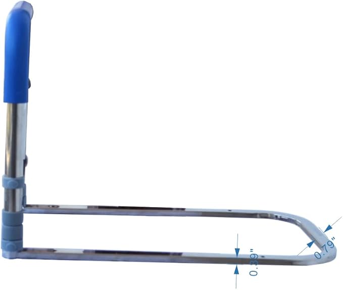 Elderly Assis Adjust Bed Rail Adjustable Stainless Steel Bedside Grab Bar for The Stable and Foldable