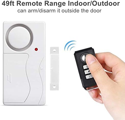 WSDCAM Door Alarm Wireless Anti-Theft Remote Control Door and Window Security Alarms