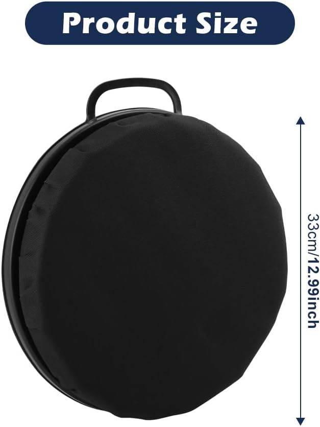 5 Gallon Bucket Seat, 360-Degree Swivel Bucket Seat Cushion with Waterproof Cover, Bucket Seat Lid for Fishing, Gardening, Hunting and Camping