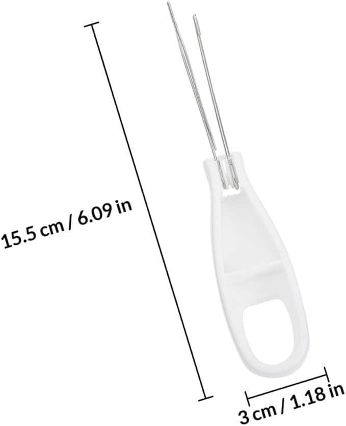 Cabilock Button Hook and Zipper Puller Tool 2pcs Set Folding Clothes Dressing Aid for Coat Buttoning and Zipper Pulling Assistance