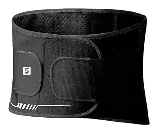 Lightweight Back Brace for Lower Back Pain Women Men, Lumbar Support Waist Support Brace for Women Lower Back Pain Relief Products, Hip Belt Waist Belt Sciatic Nerve Brace for Women Men (Black, X-Large)