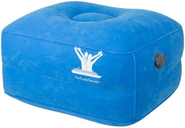 2pc Small Inflatable Blocks Bundle - Portable Posture Therapy Air Pillow, Support Resistance, Strength, Balance for Neck, Shoulder, Hips, Pelvis, Back, Lumbar, Knees & Lower Body Work