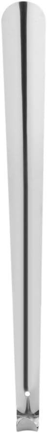 Stainless Steel Shoe Horn Shiny Silver Metal Shoehorn with Comfort Grip Shoe Horn Long Handle Extra Long Shoe Horn for Seniors Elderly 41x4cm