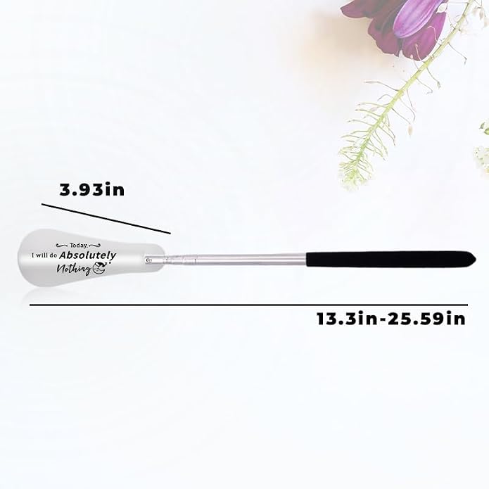 Shoe Horn Spoon Helper for Seniors Long Shoehorn for Dad Husband Long Handle Shoe Horn Spoon for Shoes