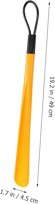 Shoe Horn with Handle 19.29In Long Handle Shoe Horn Portable Lightweight for Men Women Kids Seniors Smooth Surface Easy Grip Tool for Putting on Shoes