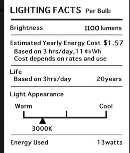Outdoor Dusk to Dawn Light Bulbs, No Timer Required, 13W(100W Equivalent), 3000K Warm White, E26 A19 Automatic Sensor LED Bulb, Built-in Photocell Detector for Boundary Garage Patio, 3 Pack