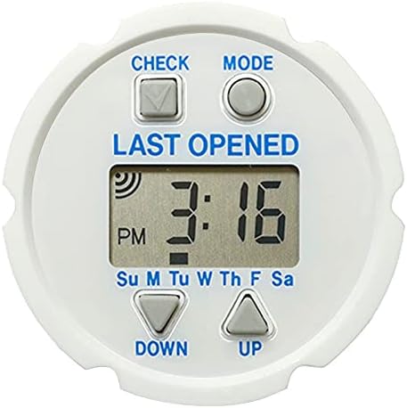 TimeCap Bottle Cap with Last Opened Time Stamp & Reminder | Tracks Last Open Date for Medication, Vitamins, Supplements & Pet Care