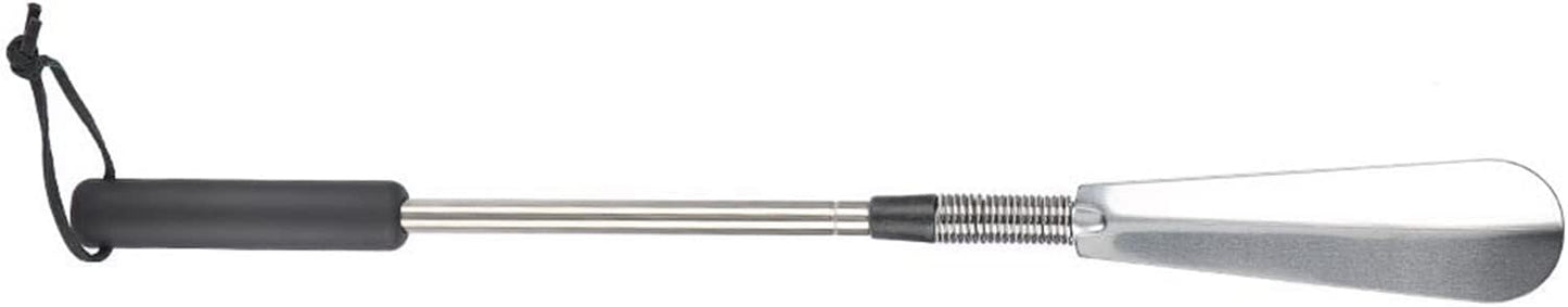 Shoehorn Aid with Long Handle Stainless Steel Spring Telescopic Shoe Horn Shoe Lifter for Elderly People,Pregnant woman and Move Inconvenient person