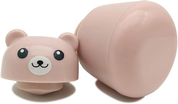 CoaGu Bear Pill Crusher for Elderly - FDA-Compliant Fine Powder, BPA-Free ABS, Easy Grip & Clean, Leakproof Portable Medicine Grinder