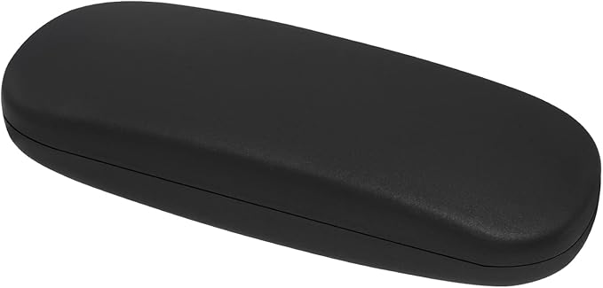 MoKo Hard Shell Eye Glasses Case, PU Leather Eyeglasses Cases with Cloth