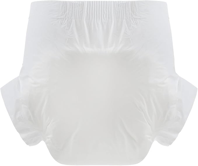 CutiePlusU Disposable Diaper Sample 3 Piece Maximum Overnight Absorbency- White (Large 37"-47")