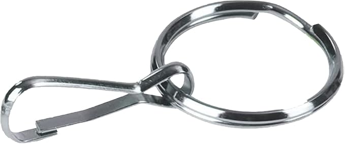HealthSmart Zipper Ring Pulls Zipper Tabs For Clothing, Zipper Assist, 3 Count, 1 Inch Diameter