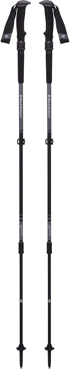 BLACK DIAMOND Trail Trekking Poles (Pair) | Lightweight Aluminum Hiking Poles | Natural, Cork, or Foam Grips | FlickLock Adjustable Shafts for All-Season Stability