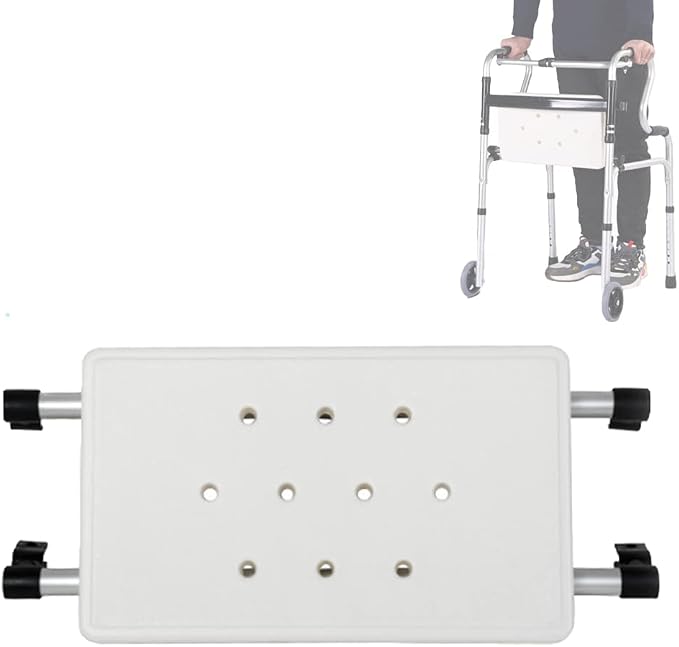 Walker Rest Seat for Attachable Seat Folding Walker, Maximum Weight Capacity of 250 Pounds, 20" L x 7.9" W (A)