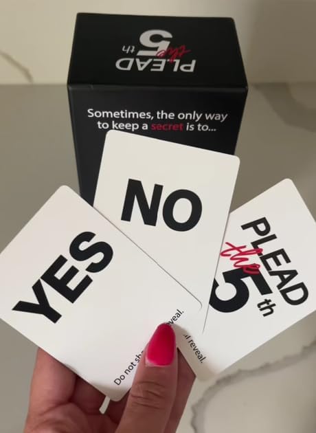 Plead The 5th - A Fun Adult Party Card Game for Date Nights, College Bashes, Family Gatherings and Game Nights