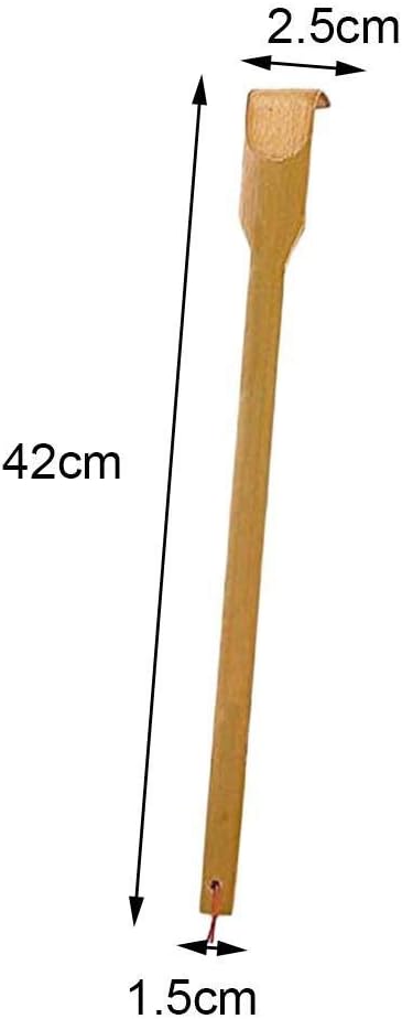 Wooden Bamboo Back Scratcher - Back Scratchers for Adults Men Women, Bamboo Back Scratchers & Wooden Massage Tools, Long Handle Itchy Scratch Relief, Christmas Men's Gifts and Grandpa Gifts Massager
