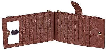 Travelambo RFID Wallet Women Large Size Bifold Multi Card Wallet Case with Zipper Pocke Credit Card Holder for Women