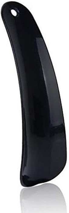 Stainless Steel Shoehorn Handled Pocket Shoe Horn for Kids Men Women Metal Long Handle Lifter 14.5cm Long Silver Tone