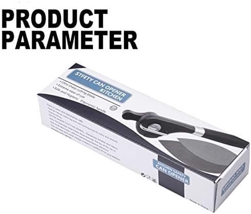 Safe Cut Manual Can Opener, Handheld With Soft Grips, Ergonomic Smooth Edge, Food Grade Stainless Steel Cutting Can Opener for Kitchen & Restaurant