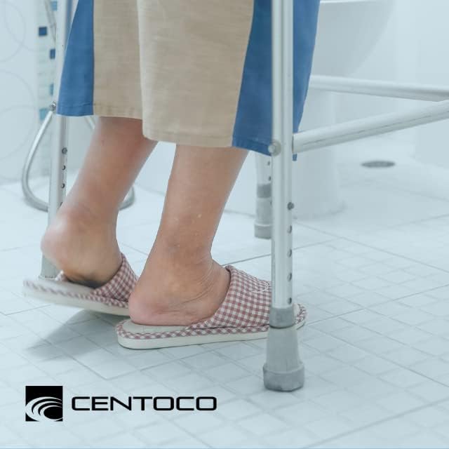 Centoco 3 inch Raised Toilet Seat for Seniors, Round, Open Front, White | Plastic, No Cover, 3L300STSCC-001, Made in the USA